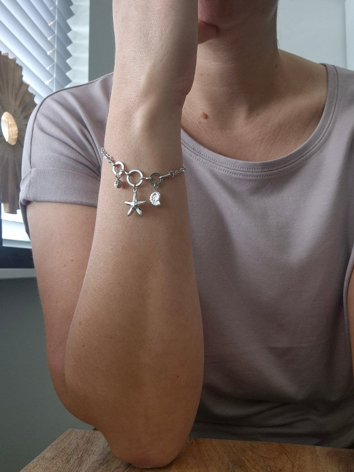 Bedelarmband Beach & Soul — Zilver