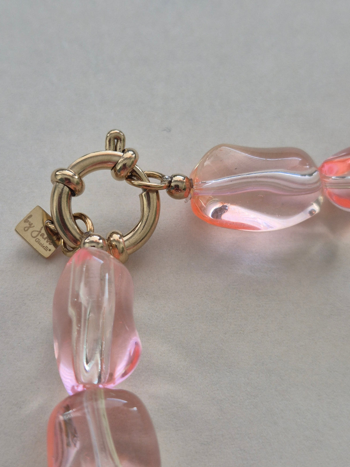 By Jam Gioielli Kralen Armband — Soft Blush