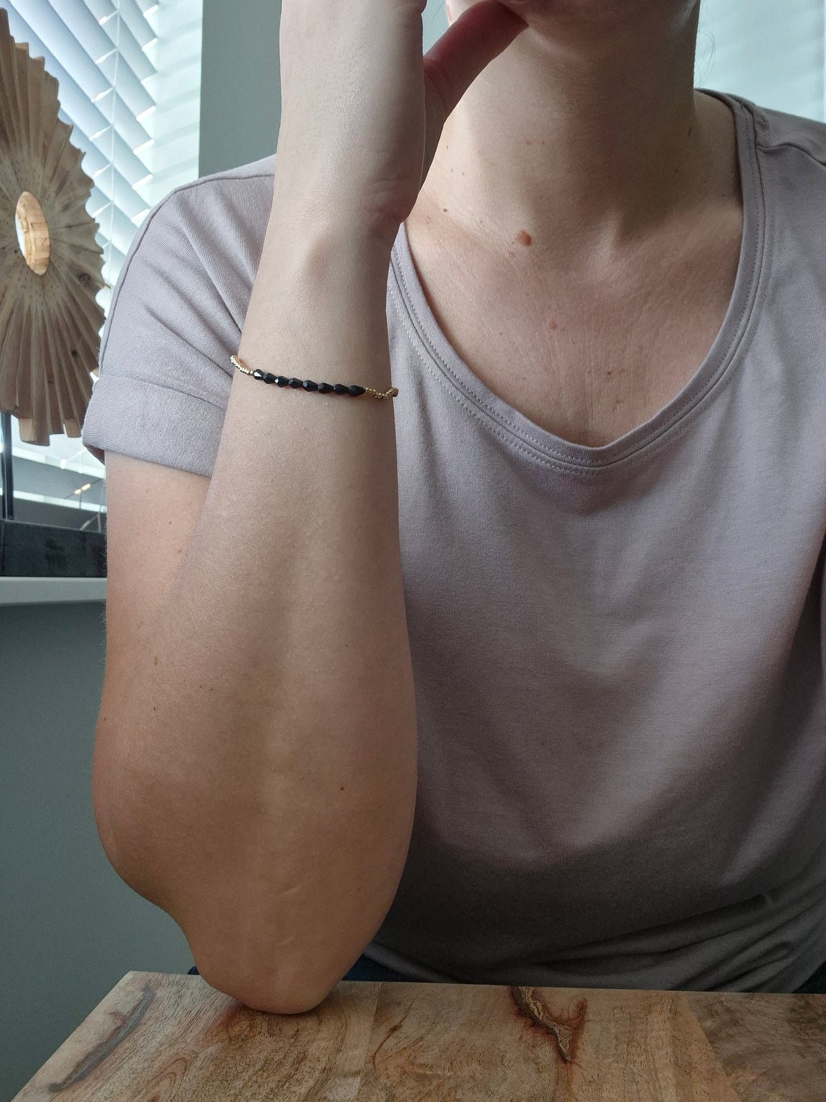By Jam Gioielli Kralen Armband — Noir