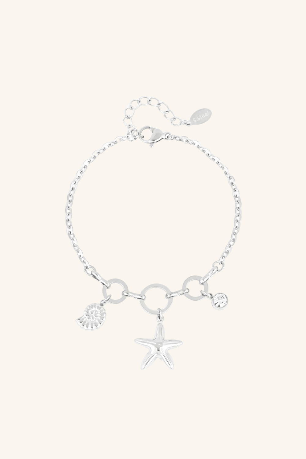 Bedelarmband Beach & Soul — Zilver