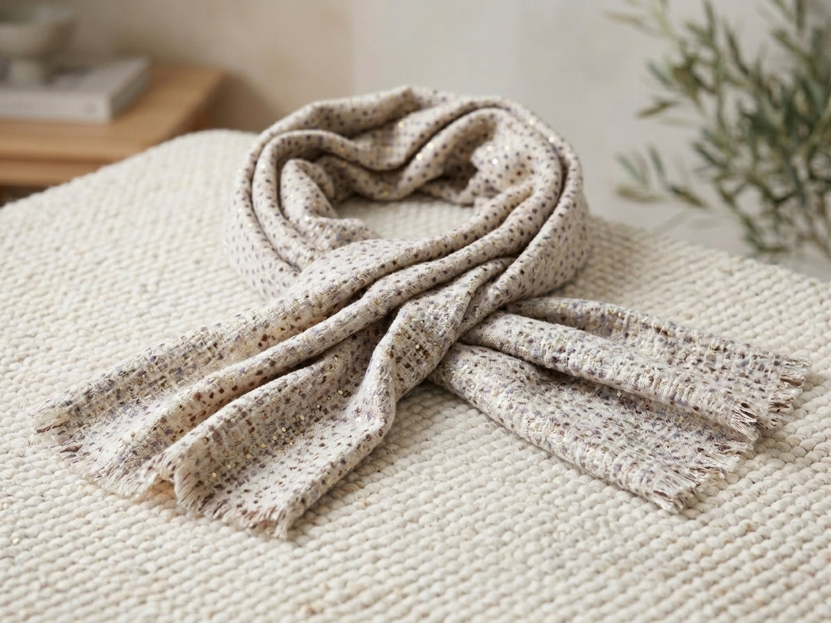 Sjaal Parisienne — Viscose & Wol
