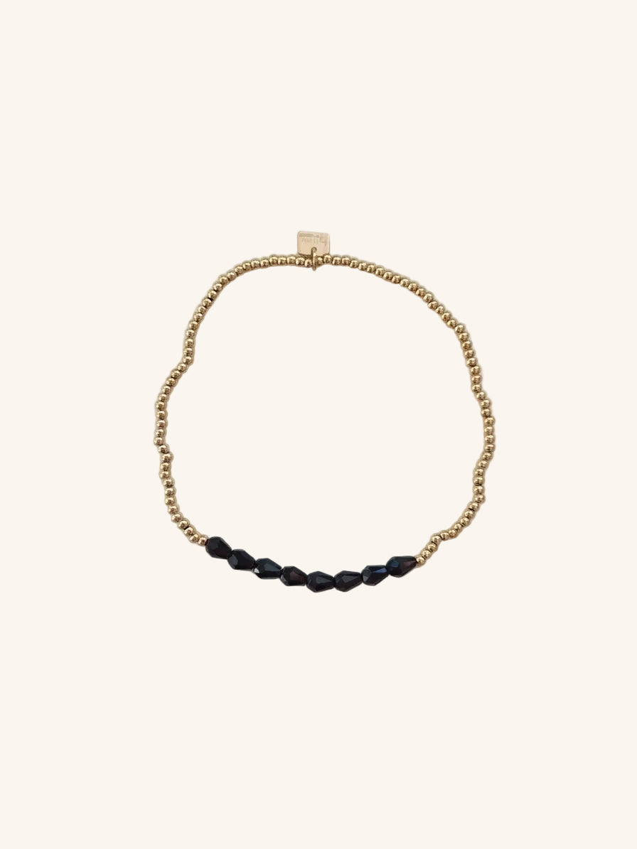 By Jam Gioielli Kralen Armband — Noir