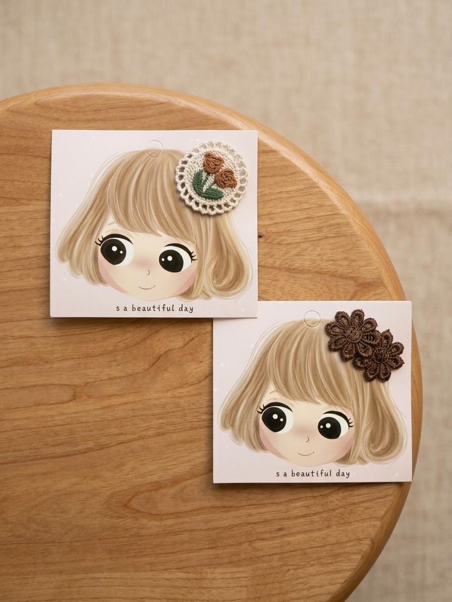 Haarclips bloemetjes (meerdere varianten)