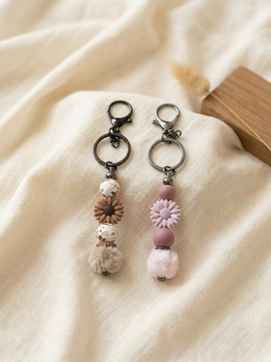 Tassenbedel/Sleutelhanger — PomPom