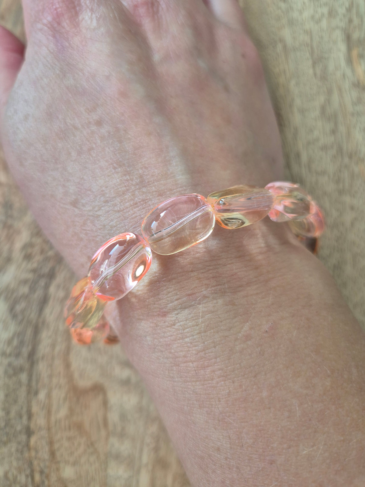 By Jam Gioielli Kralen Armband — Soft Blush