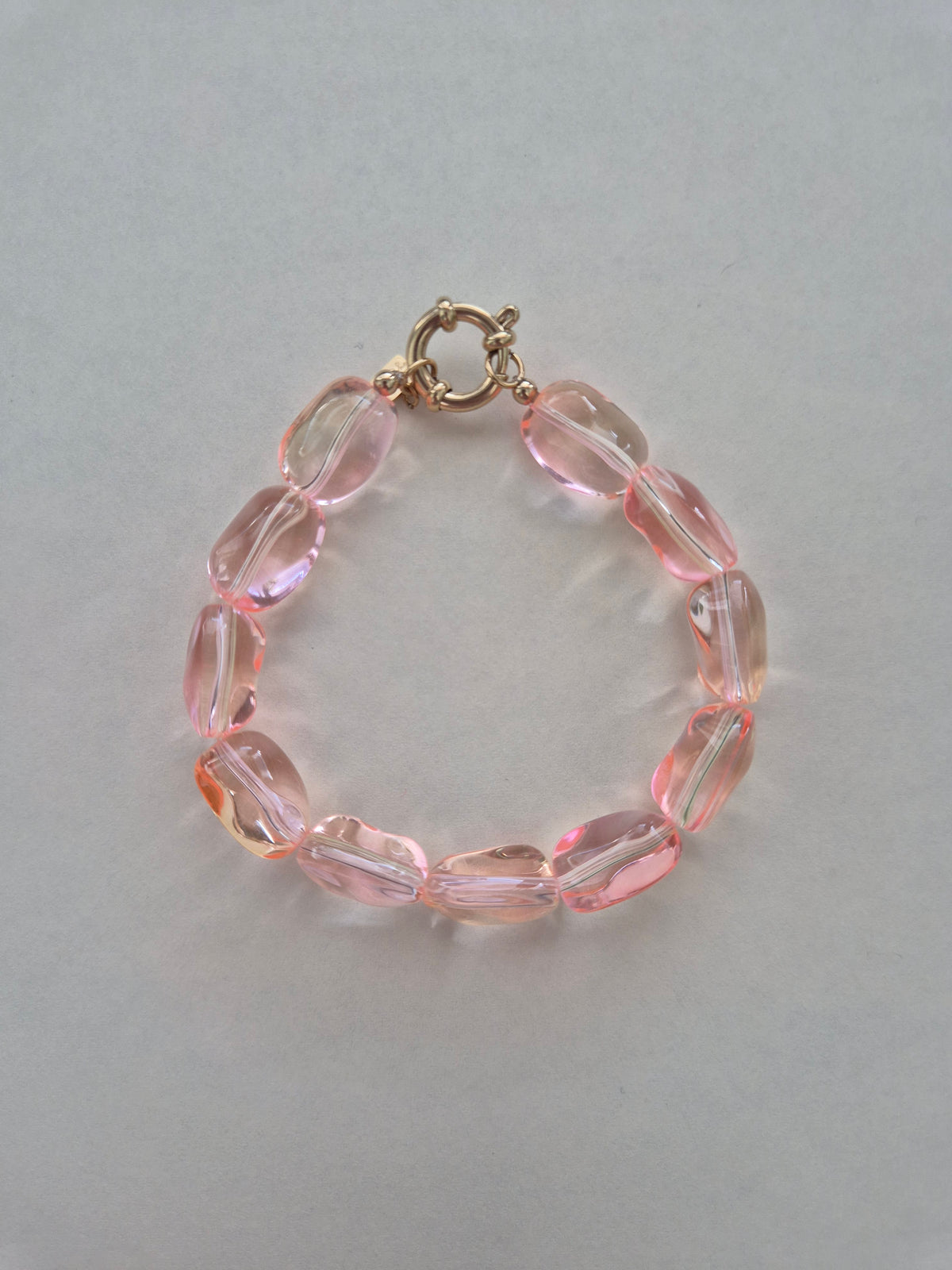 By Jam Gioielli Kralen Armband — Soft Blush