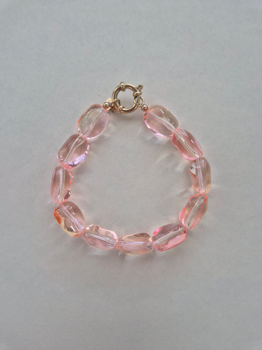 By Jam Gioielli Kralen Armband — Soft Blush