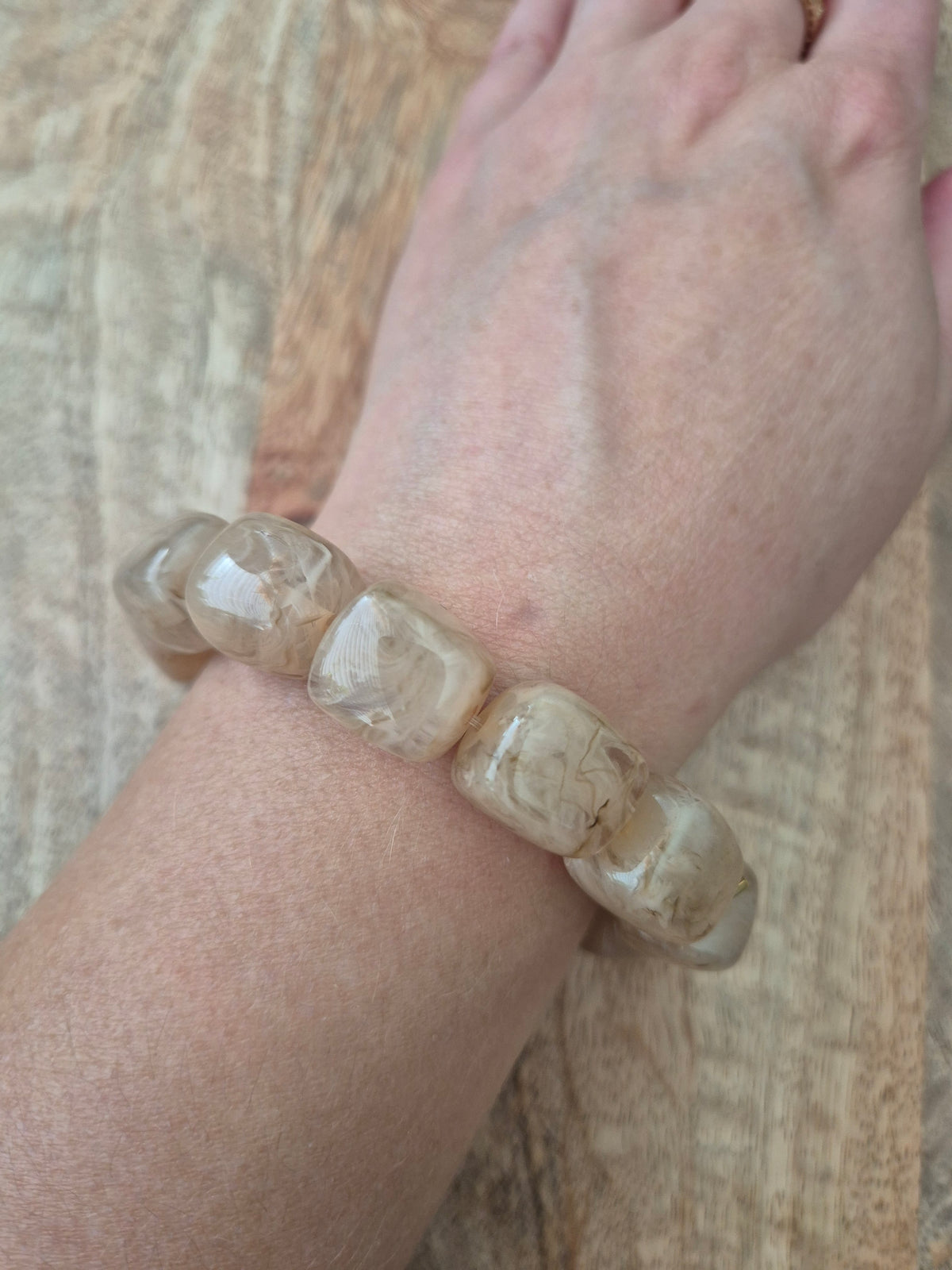 By Jam Gioielli Kralen Armband — Marble