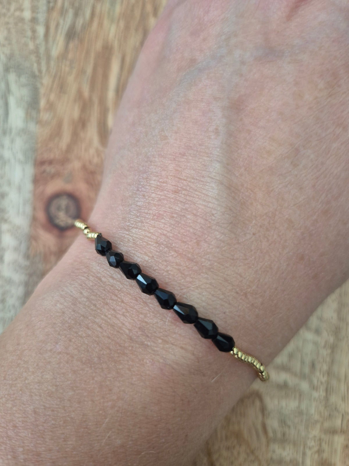 By Jam Gioielli Kralen Armband — Noir