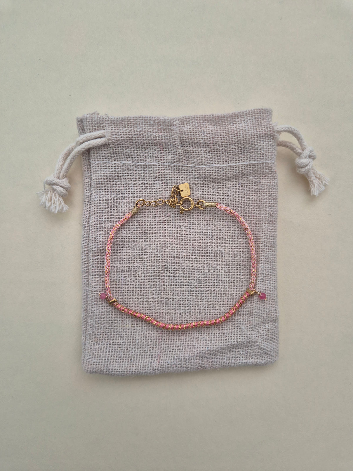 By Jam Gioielli Kralen Armband — Rosé