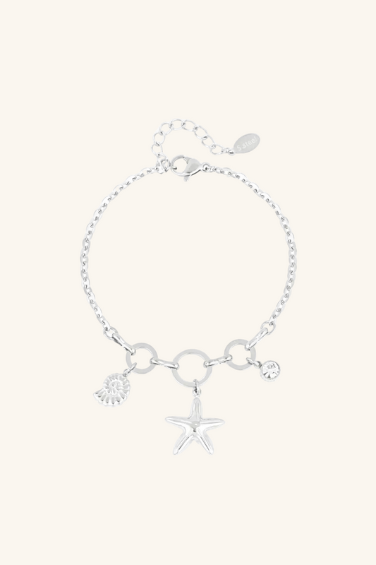 Bedelarmband Beach & Soul — Zilver