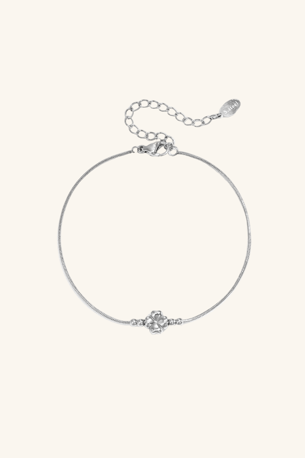 Bedelarmband Klaver — Lucky & Soul (goud en zilver)