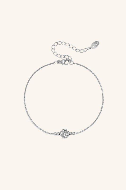 Bedelarmband Klaver — Lucky & Soul (goud en zilver)