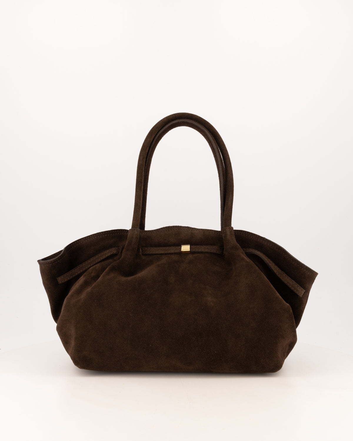 Suède shopper Coline in donkerbruin, zacht model voor dagelijks dragen