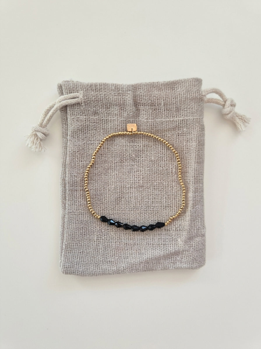 By Jam Gioielli Kralen Armband — Noir