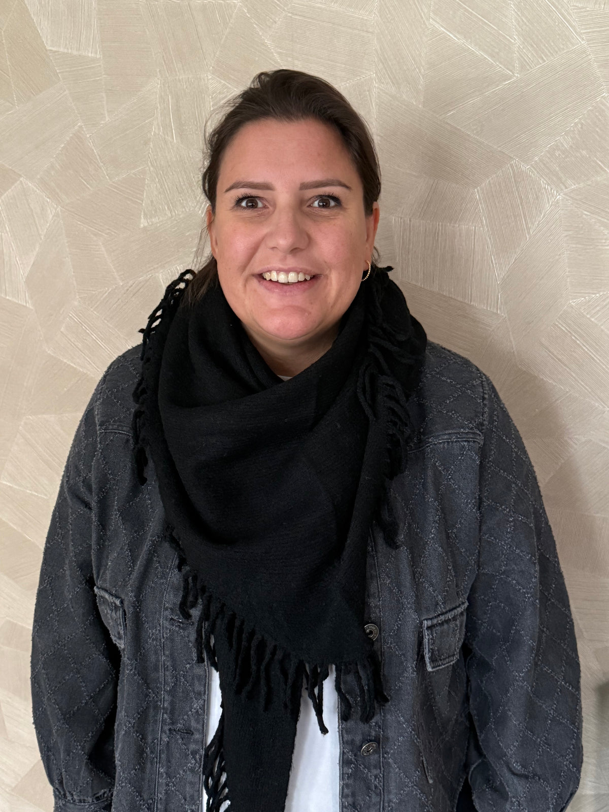 Sjaal Fringe — Viscose & Wol (meerdere kleuren)