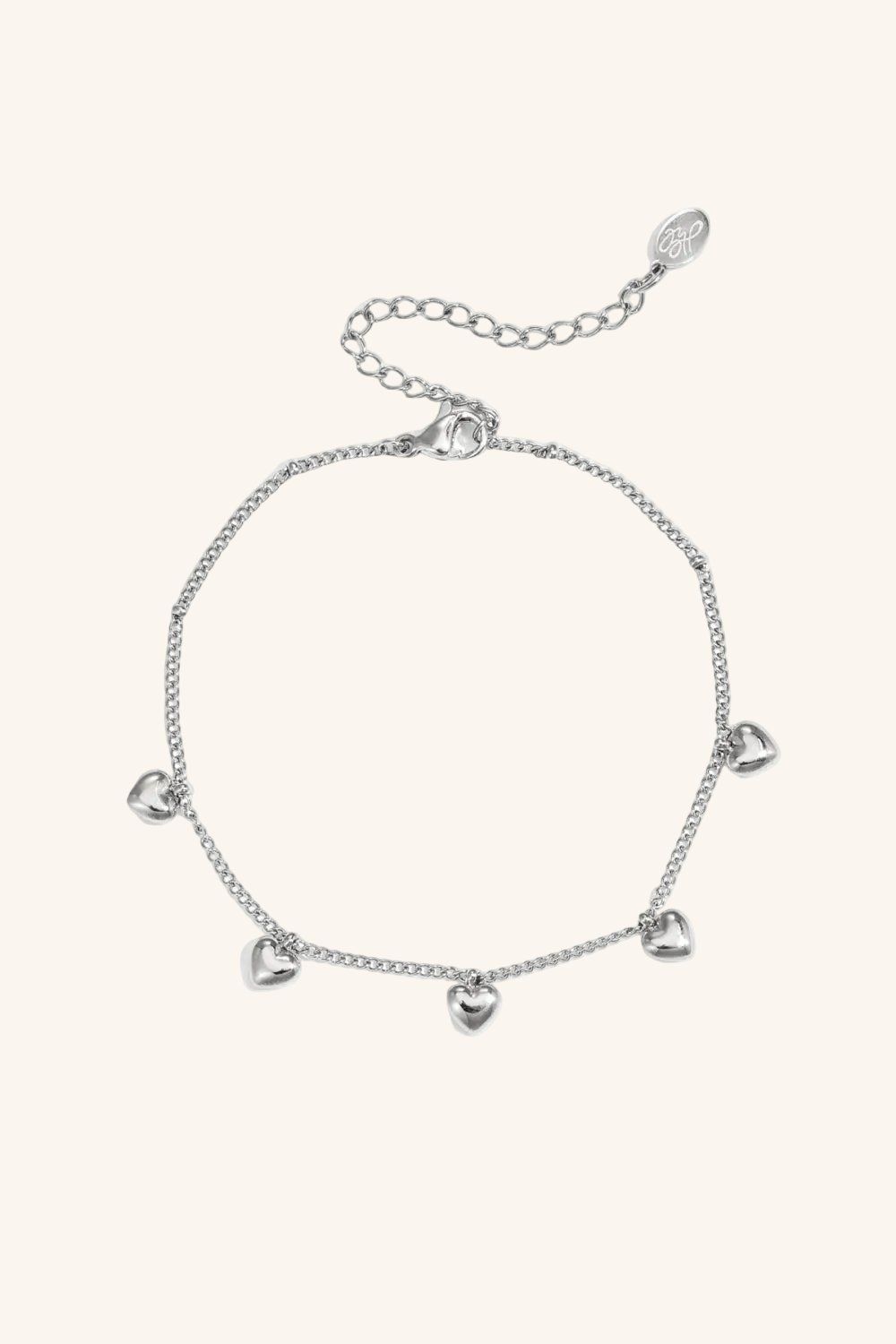 Hartjes Bedelarmband Love & Soul (meerdere kleuren)